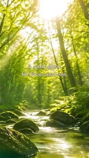 The Quiet Between Green Leaves🌿| Forest Focus BGM #relaxingmusic #focusmusic