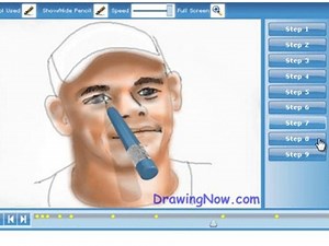 How to draw John Cena