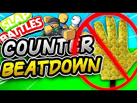HOW to COUNTER the BEATDOWN Glove👊- Slap Battles Roblox