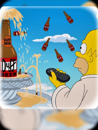 Homer and Flanders' Car Accident in The Simpsons