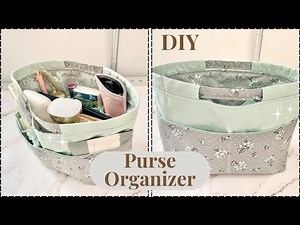 Say goodbye to clutter! Make this DIY Purse Organizer for your handbag or purse/DIY/how to/