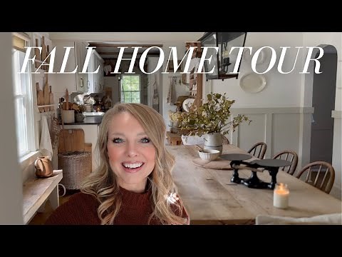 Fall Tour 2025 | Cozy Neutral Cottage Style Decor & Thrifted Charm