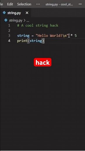 A useful python string hack!