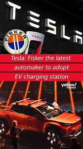 The Yahoo Finance Live team discusses Fisker (FSR) joining the umbrella of EV Makers adopting Tesla’s (TSLA) charging adapter. https://yhoo.it/3qALTYk | Yahoo Finance