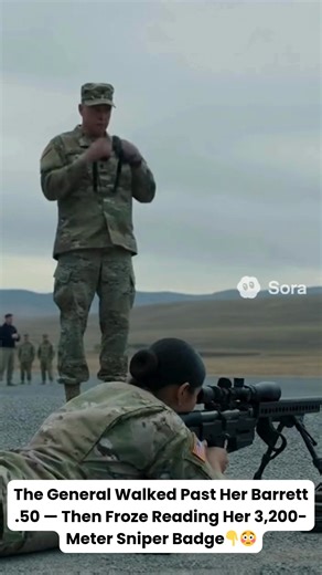 35K views · 1.3K reactions | The General Walked Past Her Barrett .50...