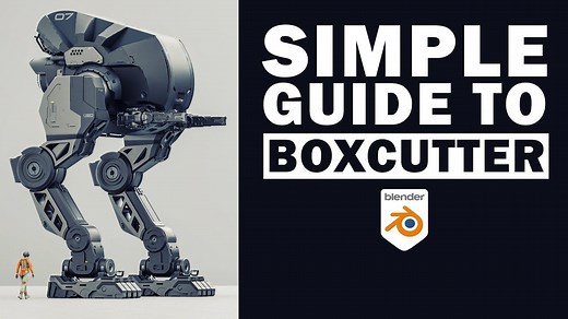 【中字】Blender BoxCutter极简指南（20分钟入门）