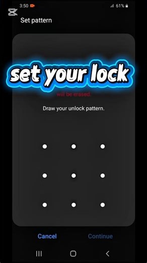 How to set screen lock in your phone.কিভাবে আপনার ফোনে পাসওয়ার্ড / সিকিউরিটি সেট করবেন। #tech #lock