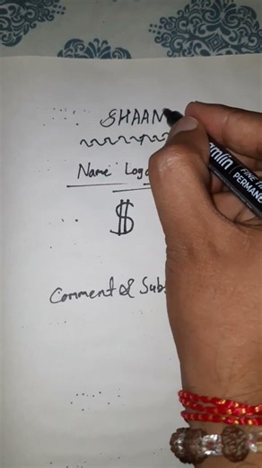 Shaan name logo design art part drawing part 3 #shorts