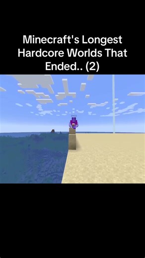 Minecraft's Longest Hardcore Worlds That Ended.. | luke the notable