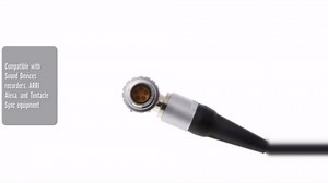 Alvin's Cables Timecode-Out-Cable for Sound-Devices|Tentacle-Sync Time-Code from 5-Pin-Male Right-Angle to 1/8"|3.5mm TRS 6Inch|15CM