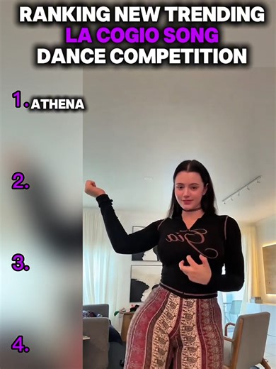 Ranking New Trending La cogio song dance competition ❤️‍🔥📈🥵 @athena🖤 @SOFIA🖤 @laura amaya @Valentina #foryou #raking #videoviral #dancechallenge #foryoupage