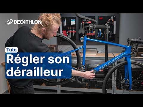 TUTO - Comment régler un dérailleur avant mécanique sur un vélo route ? 🚴 I Decathlon