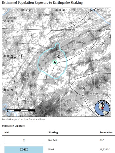 East Tennessee earthquake shows our fault lines. Experts say a far bigger one is possible
