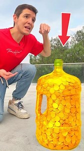 I gave my son Goku money, but he did this!! 😱