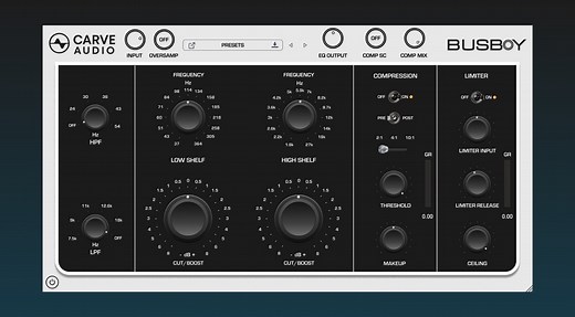 Carve Audio Busboy: This Free Mix Bus Plugin Makes Your Track Feel Like a Cohesive Whole