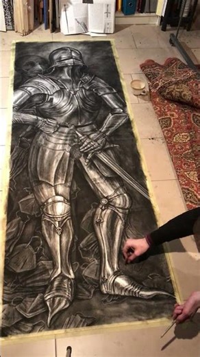 Drawing the armor of God // Waffenrüstung Gottes #art #drawing #monster #monsters #artist