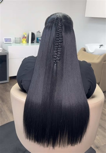 Adorable Butterfly Braid for Half Up Half Down Style