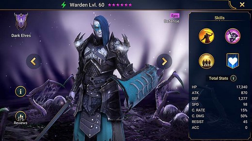 Warden - HellHades - Raid Shadow Legends