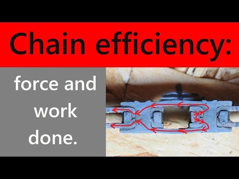 Better Chains: forces and work done. #cycling #chains #bicyclemaintenance #bicyclechain #engineering