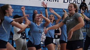 Palm Beach Atlantic volleyball turned in one of their best performances of the season on Friday, as they swept Florida Southern College, 3-0. The Sailfish advance to the South Region Championship match for the fourth time in five years with the win, and will face off with the No. 3 seed Tampa Spartans tomorrow at 7:30 p.m. inside Rubin Arena. | Palm Beach Atlantic University Athletics