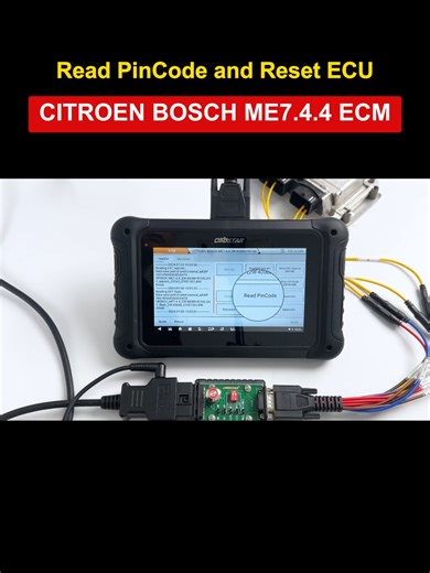 Read Pincode and Reset ECU for CITROEN ME7.4.4