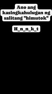 Kasingkahulugan ng himutok #education #filipinovocabulary #FilipinoLanguage #filipinolesson | Rodolfo Rustia Jr.