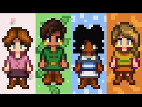 100+ Adorable Starter Outfits with Skirts (Stardew Valley)