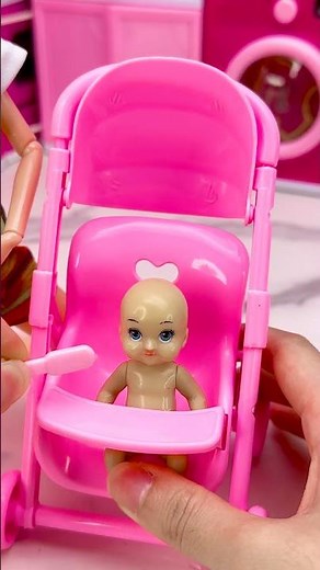Satisfying With Unboxing Barbie Princess House Toys, ASMR Video #shots
