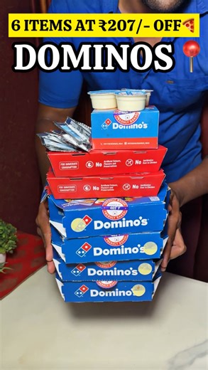 6 ITEMS @ ₹207/- IN DOMINOS OFFER @dominos_india 🍕🍕🍕 🍕COMMENT “PIZZA” to get the COUPON CODE In DM🍕 “Fun foodie” tone 😍🍽 If pizza isn’t in your plans today, change your plans😜 Domino’s got new user free delivery deals that’ll melt your heart (and cheese): Add from pizza mania 1 chicken sausage , 1 onion , 2 veg parcel and 2 cheesy dip and use my code YUM1361 - 120rs off on orders above 299rs (new user) 🧀 MELT1361 – upto 300rs on orders above 499rs (2 app orders) 🍕 SNAC1361 – upto 200rs