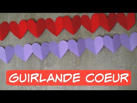 Guirlande COEUR pour la St Valentin !