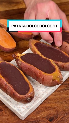 Patata Dolce DOLCE Fit: ricetta light al cioccolato (213 kcal)