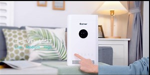 COSTWAY Small Humidifiers for Bedroom, 3.5L Top Fill Cool Mist Humidifier with 3-Level Mist, Sleep Mode, 12H Timer, Quiet Anion Humidifier w/Humidity & Water Shortage Sensor