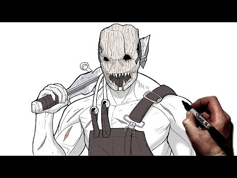 How To Draw The Trapper | Step By Step | Dead By Daylight