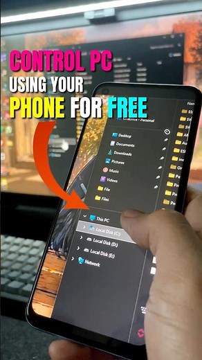 Control your PC using your Phone for FREE💯