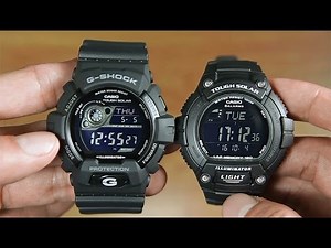 Casio G-shock GR-8900A VS Casio Standard W-S220-1B : TOUGH SOLAR WATCH SIDE BY SIDE