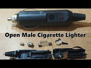 Open and close Male Cigarette Lighter Plug 12V 24V