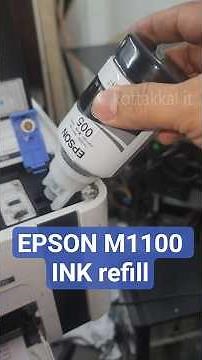 How to Refill Ink in Epson M1100 Printer Step by Step
