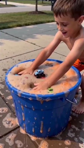 Monster Truck Bath Bomb EXPLODED Into Muddy Foam 😱🚛 #shorts #bathbomb #viral