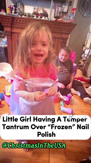 Little Girl Having A Temper Tantrum Over
