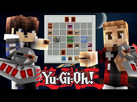 Minecraft YUGIOH MOD! #1 - Starter Decks & Dueling! ( Yu-Gi-Oh Modded Minecraft )
