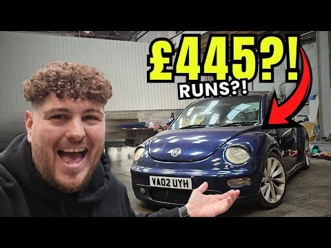 £445 Police Auction VW Beetle… Does It Even Run? (V5)
