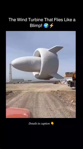 Explaining universe on Instagram: "Meet the S1500 — a giant airborne wind turbine that floats 1,500 meters above the ground, hunting for stronger winds where normal turbines can’t reach. 🌬️ Instead of building massive towers, this helium airship lifts 12 generators, pumping out 1.2 megawatts of clean power — enough to power thousands of homes. 🏡💡 ✅ 30% cheaper electricity ✅ 40% less material ✅ Works in deserts, islands & remote sites This isn’t sci-fi. It’s the future of green energy. 🌱✨ 👉 