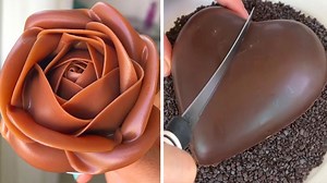 Chocolate Rose & Heart Cake | Satisfying Cake Compilation