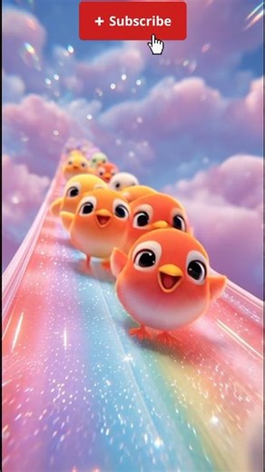 Sparrow’s Rainbow Slide Adventure 🌈 | 3D Shorts