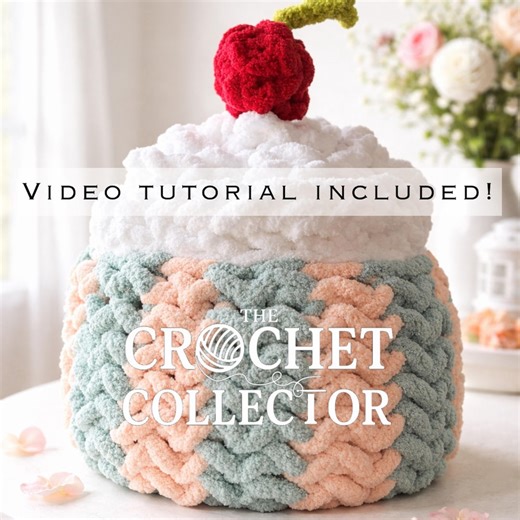 Cupcake Blanket Pattern (hand-knit & Crochet) - PDF PATTERN ONLY - Video Tutorial Included! - Etsy