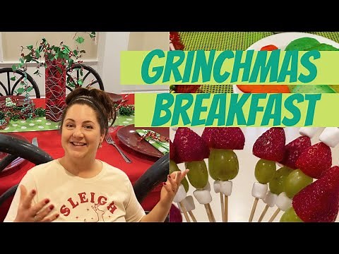 Grinch Themed Breakfast | What to Make for Christmas Breakfast 2020