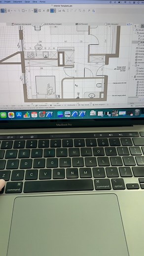 • MEG • InteriorDesigner • Mentor on Instagram: "Creating multiple layouts becomes much easier once the first one is done—it’s all about refining and adjusting. I start with sketches as a reference, placing them next to my layouts in ARCHICAD. 👉🏻The key rule: if you know what you’re drawing, the process is fast and smooth. That’s why sketching beforehand is essential—it sets the foundation for efficient design work. #interiordesignlayout #interiorfunctionality #interiordrawing #interiortutoria