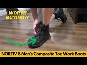NORTIV 8 Men's Composite Toe Work Boots – 8in Lightweight Comfortable - Worth Buying?