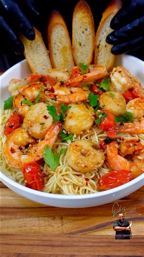 170K views · 1.7K reactions | Drunken Seafood Scampi Pasta Recipe ...