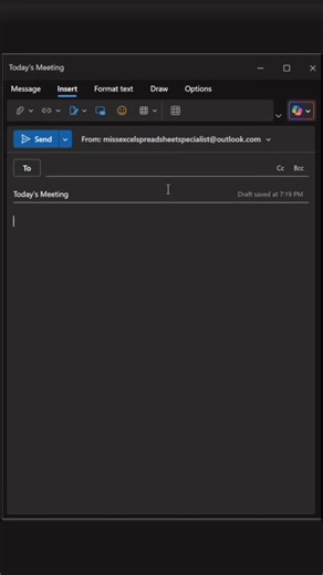 Stop attaching files like this 🛑 #outlook #emailtips | Miss Excel
